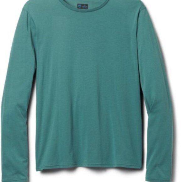 Janji Shirt Womens Sz L Run Everywhere Teal Performance Running Gym Long Sleeve - Picture 1 of 9